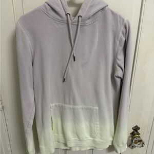 Gray and Cream Ombre Hoodie